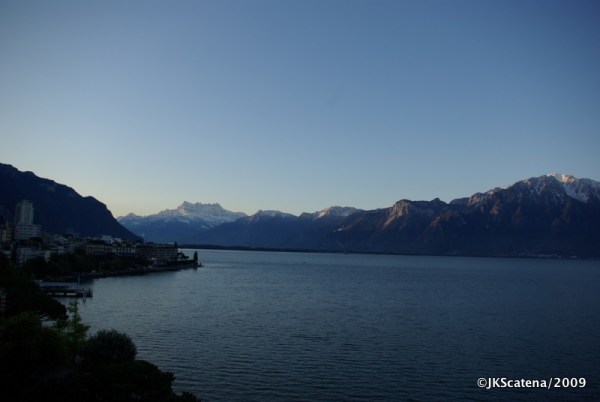 Amanhecer em Montreux