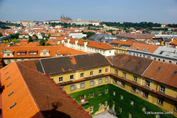 Vista da Torre Astronômica: Castelo de Praga