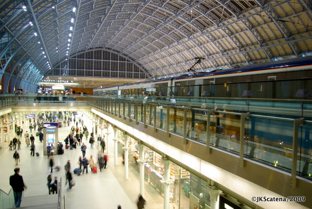 St. Pancras, a estação de Londres do Eurostar  