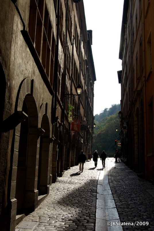 Rue du Bœuf, na Vieux Ville de Lyon