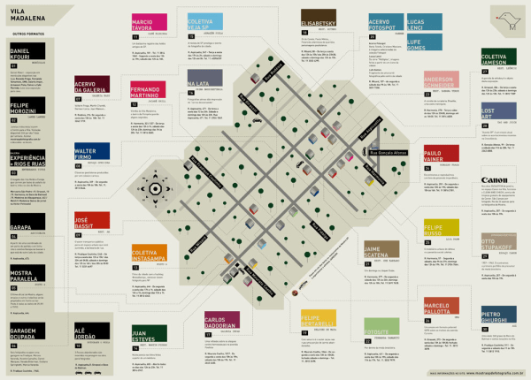 3ª Mostra SP de Fotografia: Mapa