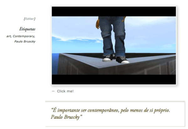 sEres ContemporâneOs, para Paulo Bruscky