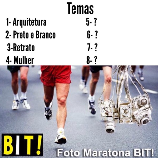 FotoMaratonaBIT: Temas 1 a 4